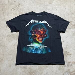Black Metallica Hardwired To Self Destruct Graphic T-Shirt